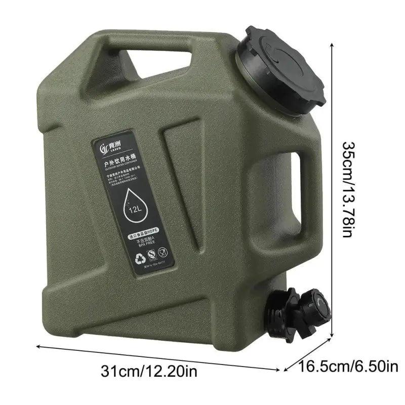 TakeFunGOGOGO 12L Portable Camping Water Container TakeFunGOGOGO