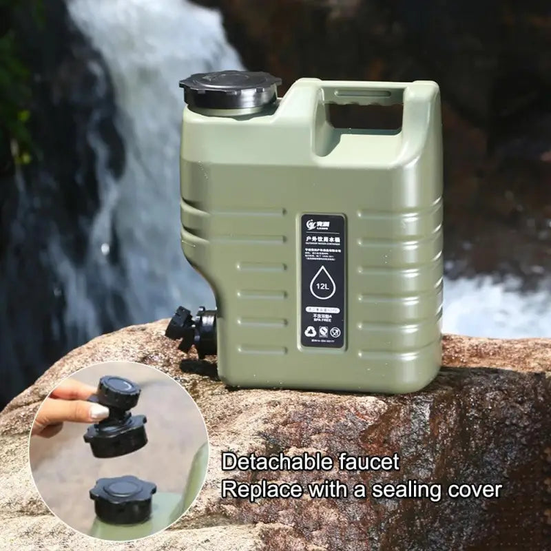 TakeFunGOGOGO 12L Portable Camping Water Container TakeFunGOGOGO