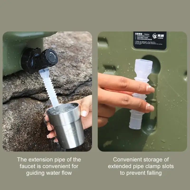 TakeFunGOGOGO 12L Portable Camping Water Container TakeFunGOGOGO