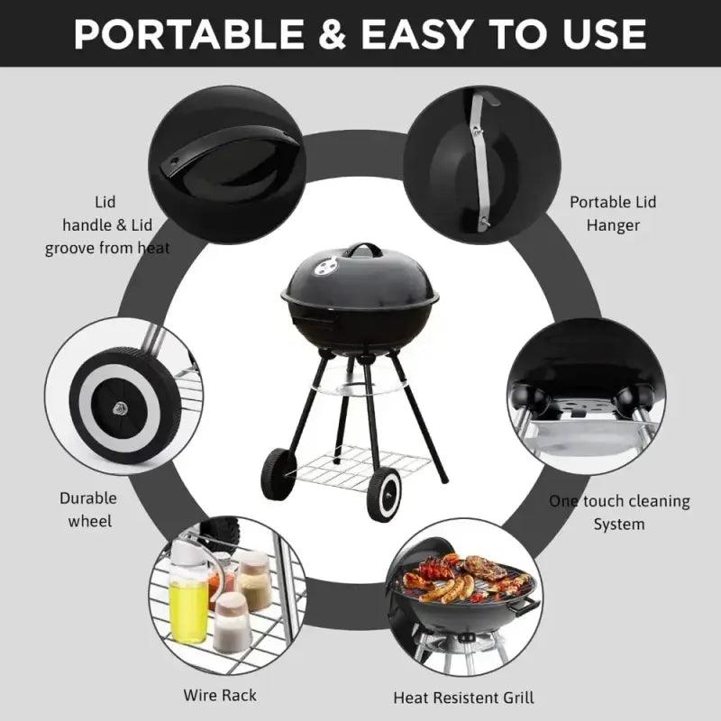 TakeFunGOGOGO Portable Charcoal Grill TFgogogo