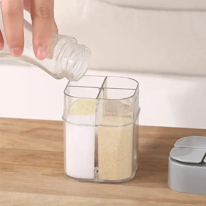 TakeFunGOGOGO 4-in-1 Transparent Spice Dispenser TakeFunGOGOGO