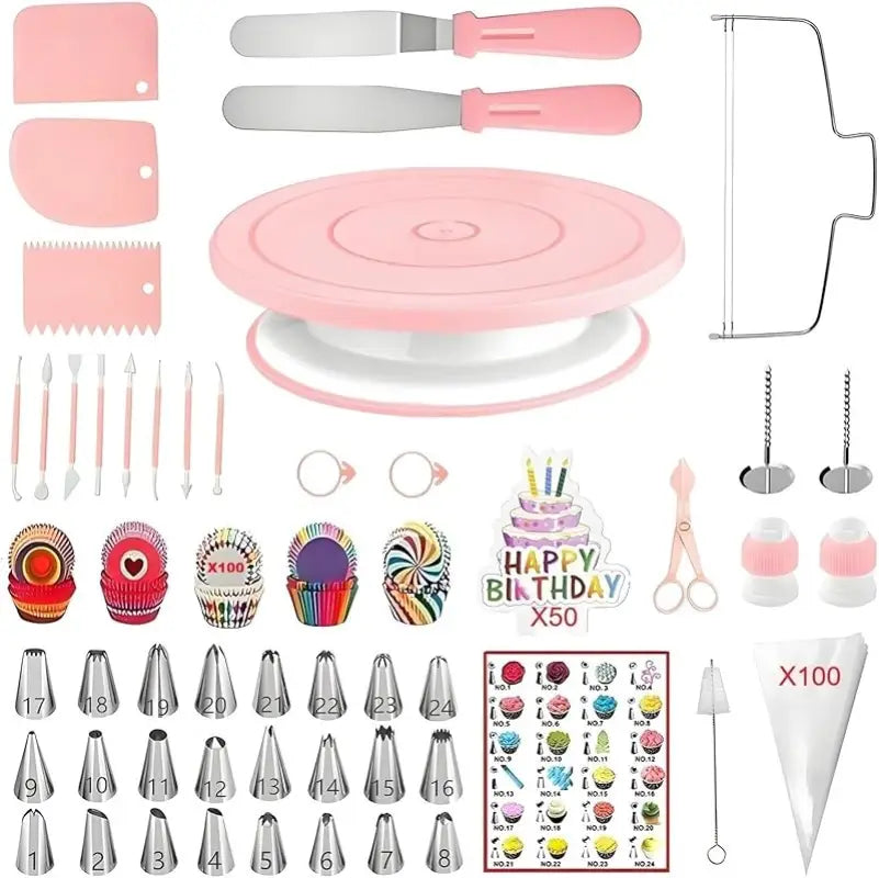Cake Decorating Kit for Creating Stunning Confections and Professional Artistry