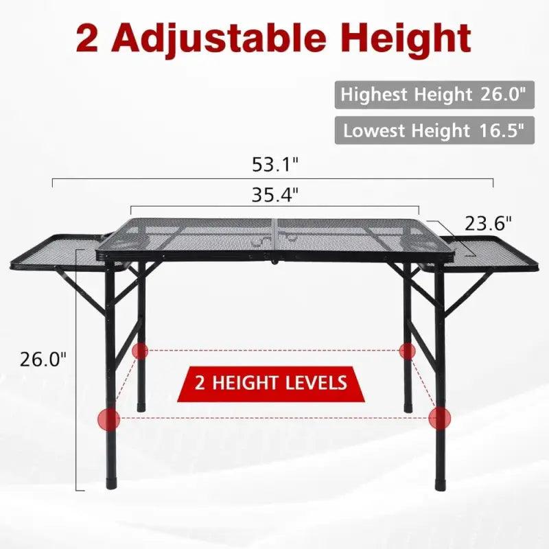 TakeFunGOGOGO Folding Grill Table TakeFunGOGOGO