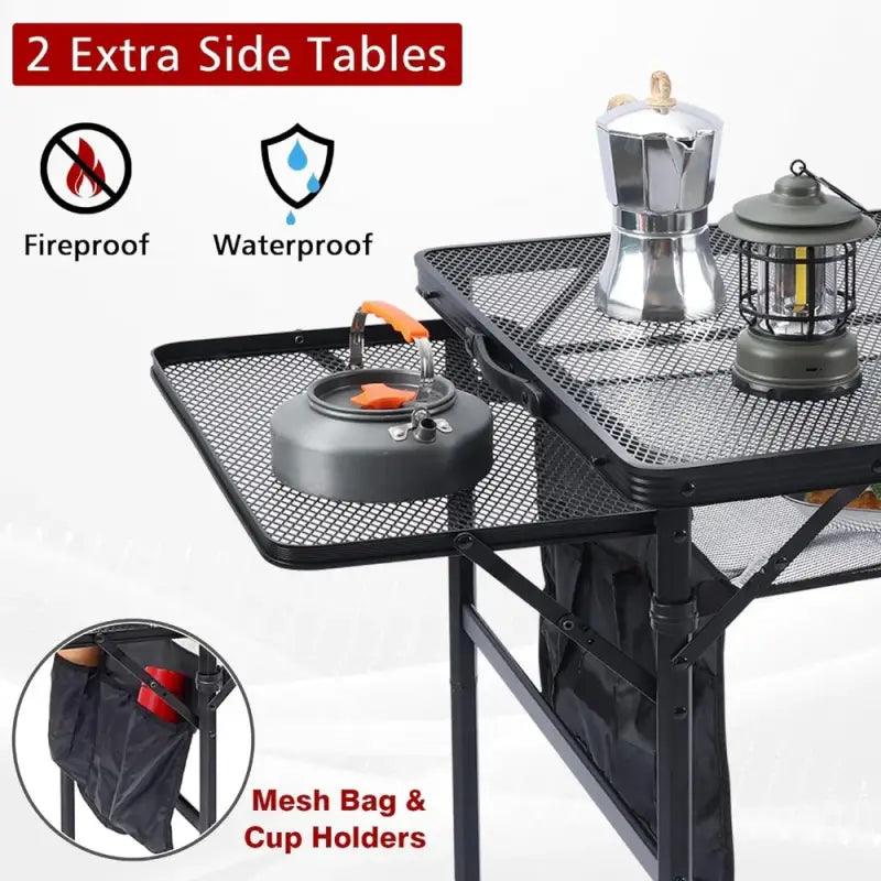 TakeFunGOGOGO Folding Grill Table TakeFunGOGOGO