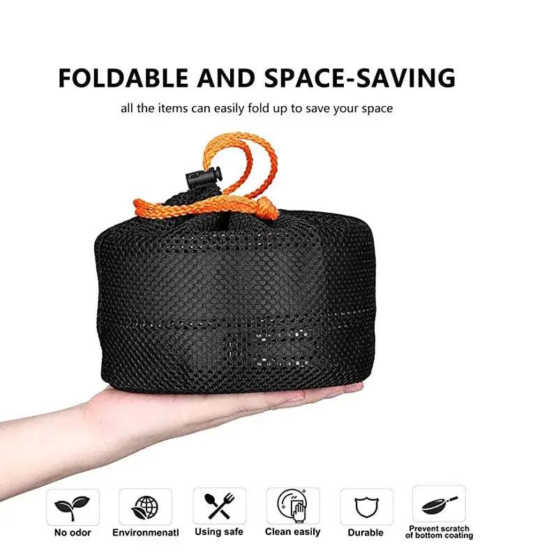 TakeFunGOGOGO Lightweight Aluminum Camping Cooking Set TakeFunGOGOGO