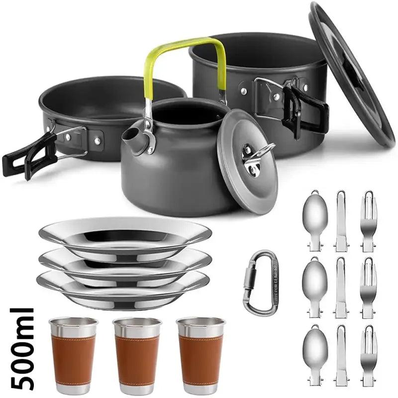 TakeFunGOGOGO Lightweight Camping Cooking Set TakeFunGOGOGO