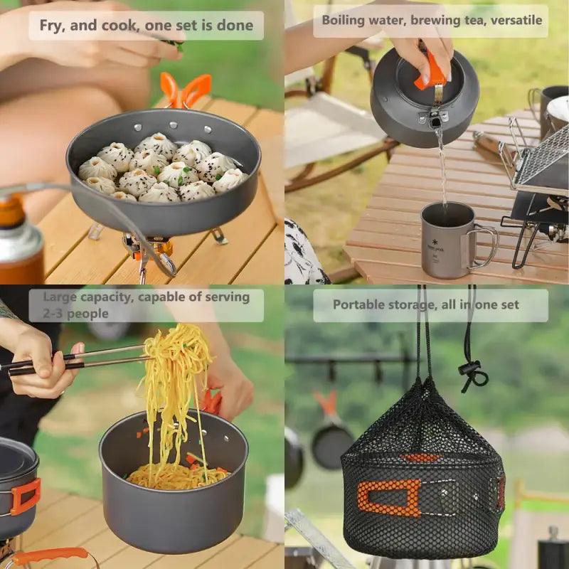 TakeFunGOGOGO Lightweight Camping Cooking Set TakeFunGOGOGO