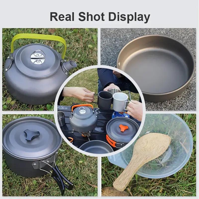 TakeFunGOGOGO Lightweight Camping Cooking Set TakeFunGOGOGO