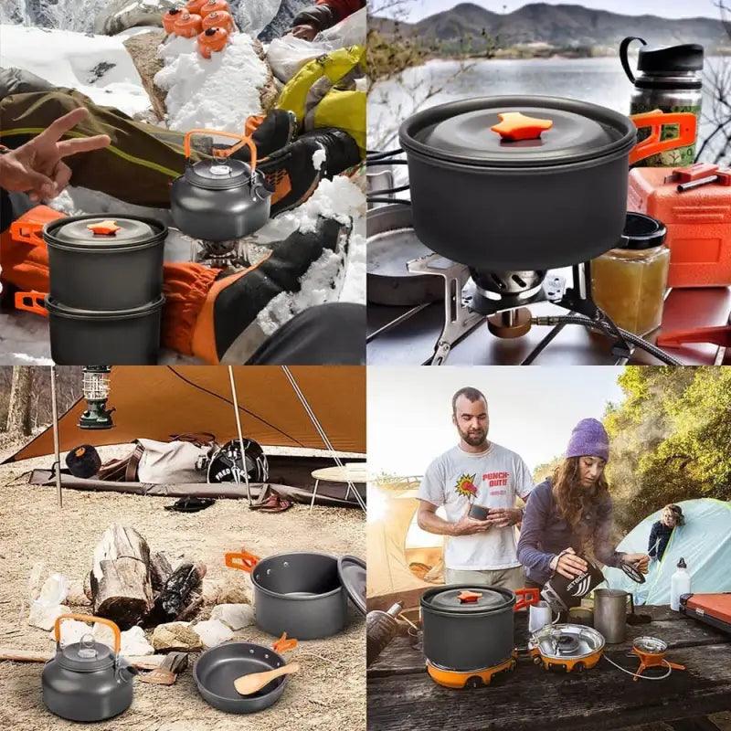 TakeFunGOGOGO Lightweight Camping Cooking Set TakeFunGOGOGO