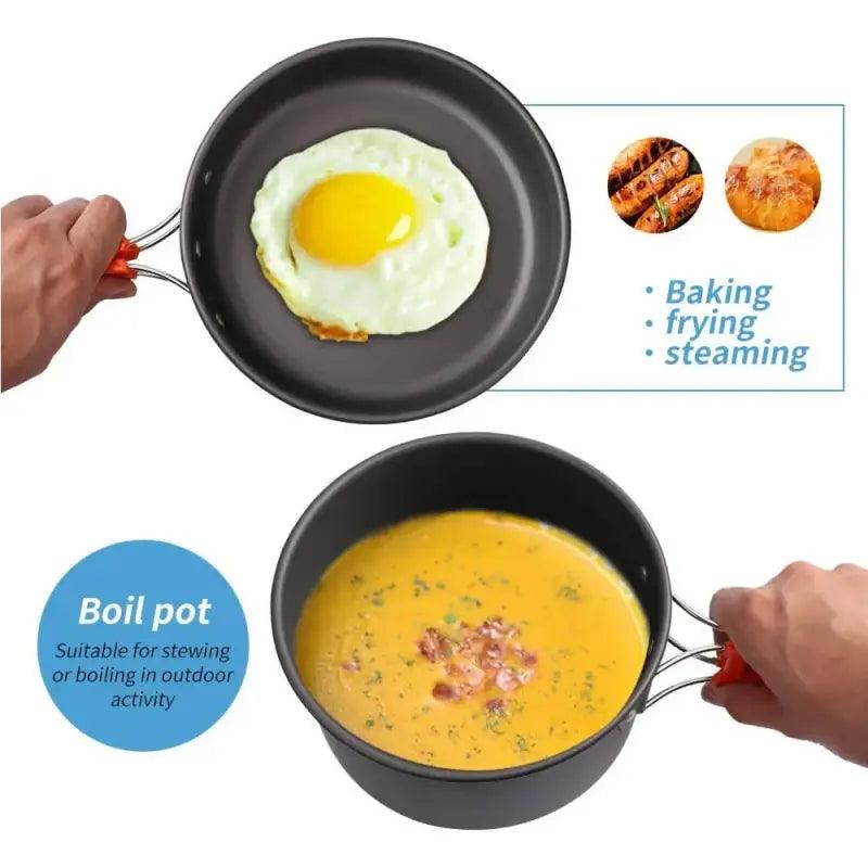 TakeFunGOGOGO Lightweight Camping Cooking Set TakeFunGOGOGO