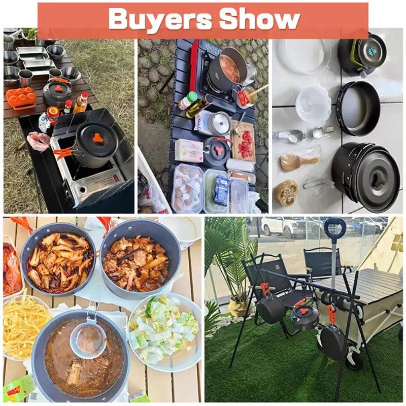 TakeFunGOGOGO Lightweight Camping Cooking Set TakeFunGOGOGO