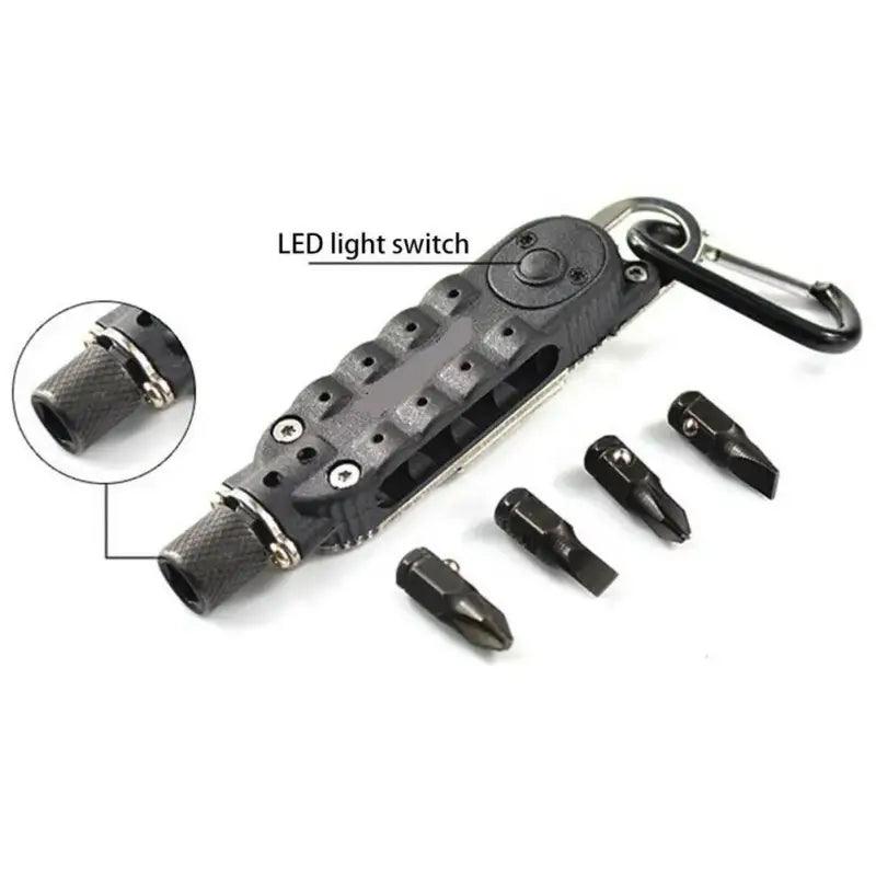 TakeFunGOGOGO Durable Compact Multi-Function Keychain Tool TFgogogo