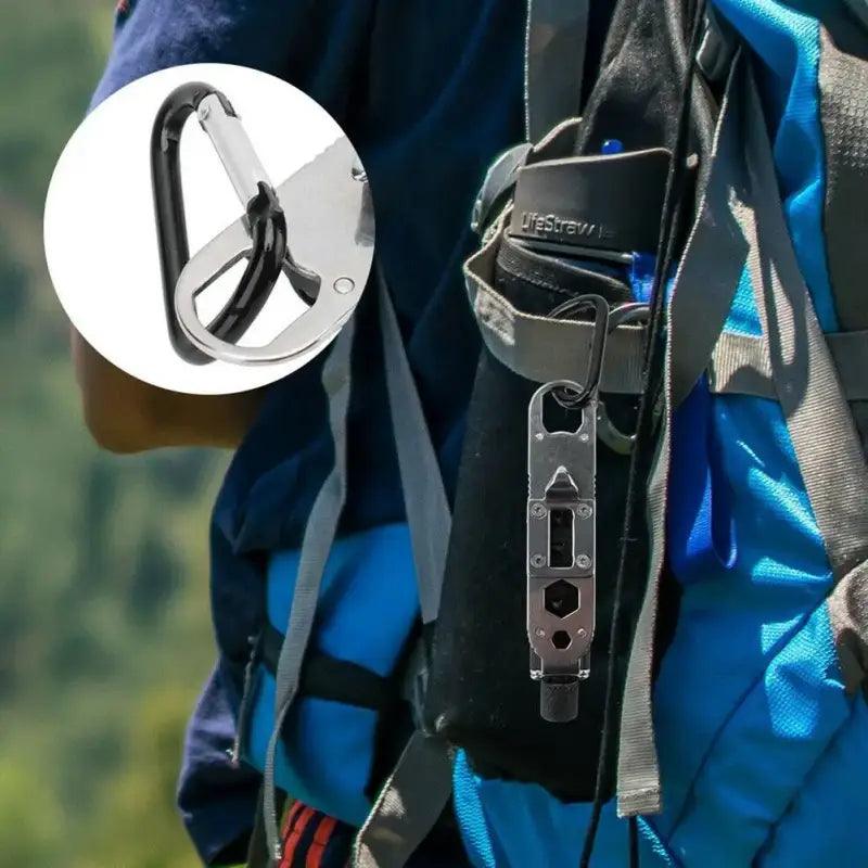 TakeFunGOGOGO Durable Compact Multi-Function Keychain Tool TFgogogo