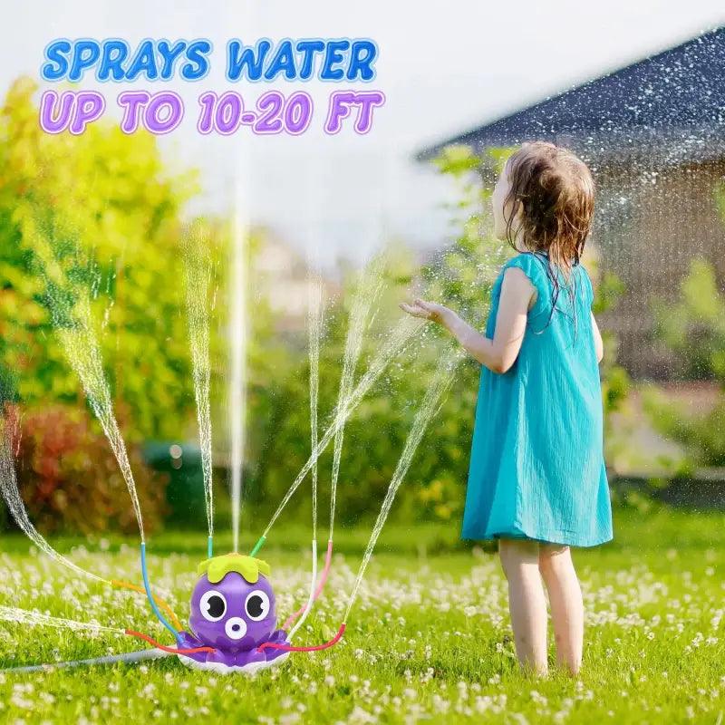 TakeFunGOGOGO Octopus Sprinkler Rotating Spray TakeFunGOGOGO