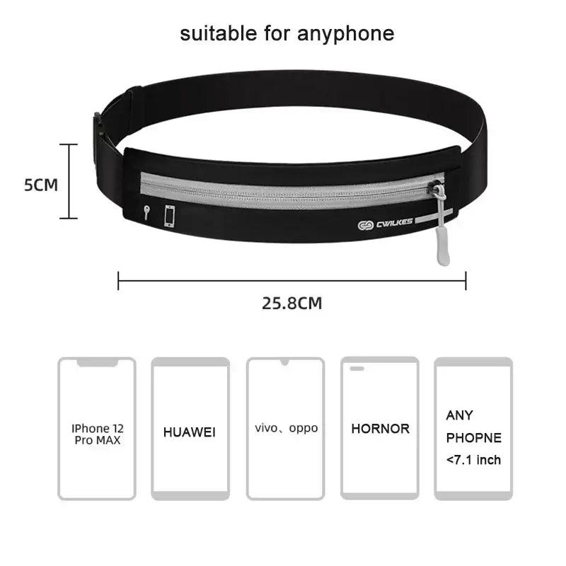 TakeFunGOGOGO Sleek Running Belt Bag TakeFunGOGOGO
