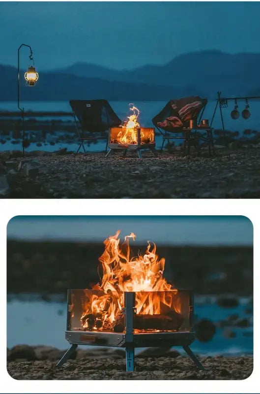 Stainless Steel Camping Fire Rack