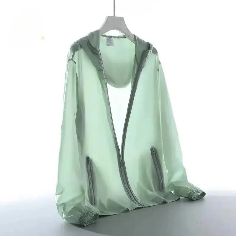Sun Protection Hooded Windbreaker