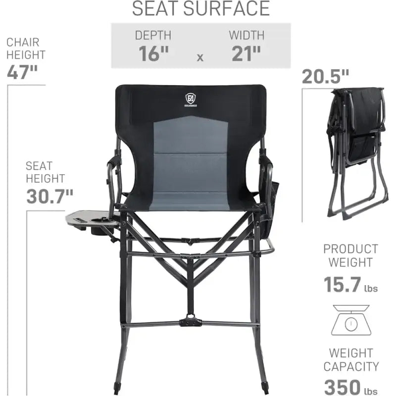 Tall Folding Camping Chair - United States - 折叠椅