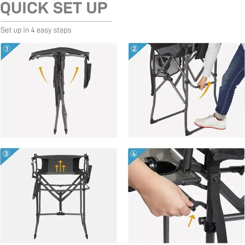 Tall Folding Camping Chair - United States - 折叠椅