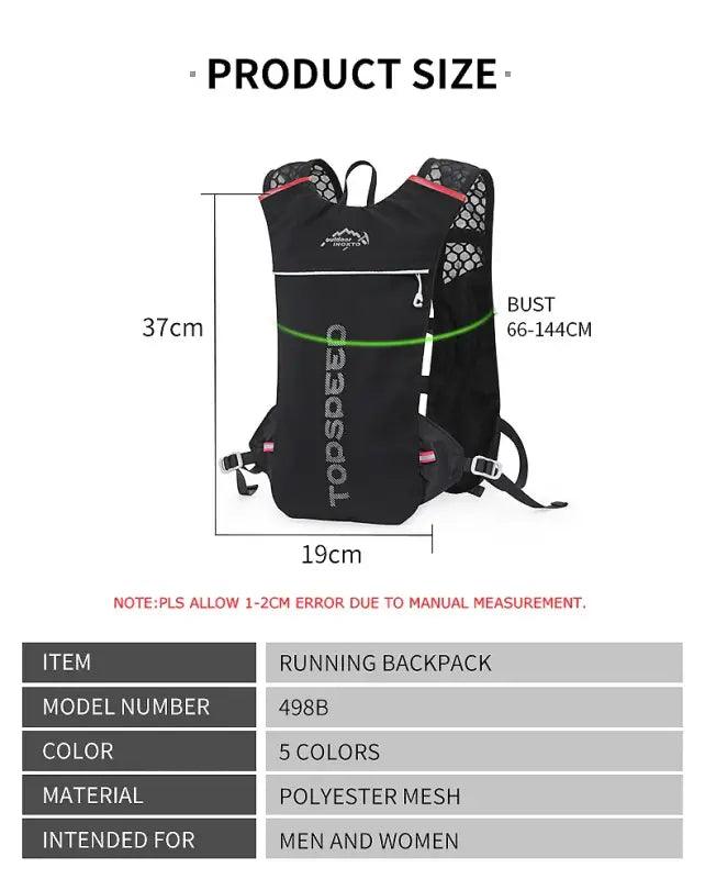TakeFunGOGOGO Light Hydration Vest - 5L Backpack TakeFunGOGOGO