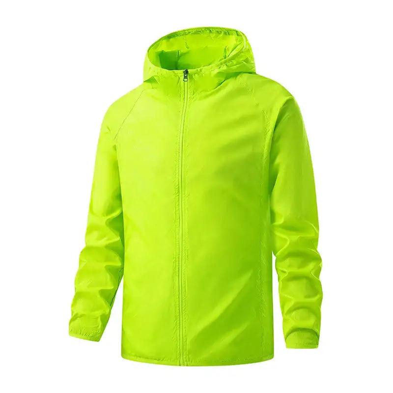 TakeFunGOGOGO Lotus Leaf Waterproof Unisex Hiking Jacket TFgogogo