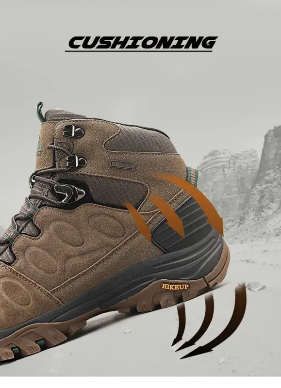 Waterproof High-Top Hiking Boots - 户外鞋