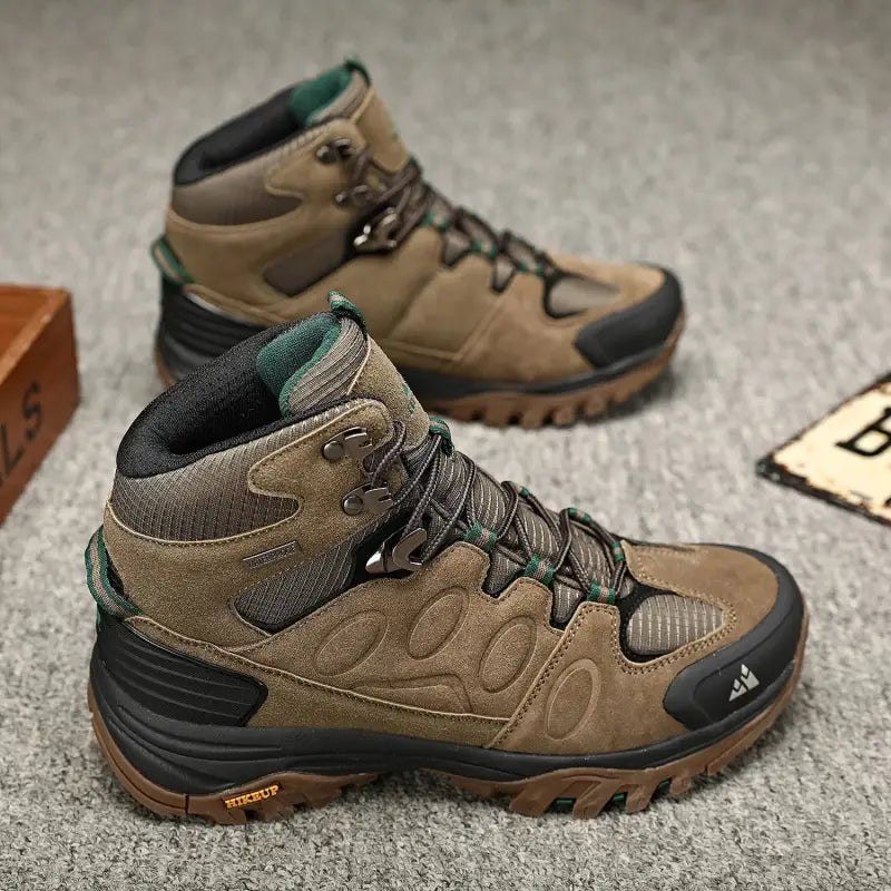 Waterproof High-Top Hiking Boots - 户外鞋
