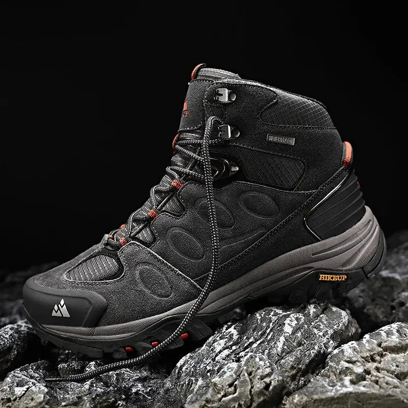 Waterproof High-Top Hiking Boots - 户外鞋