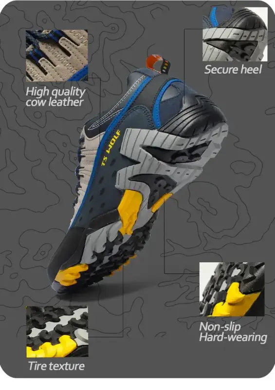 Waterproof Men’s Trekking Shoes - 户外鞋