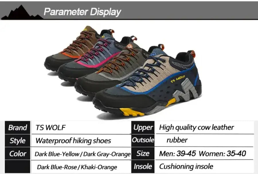 Waterproof Men’s Trekking Shoes - 户外鞋