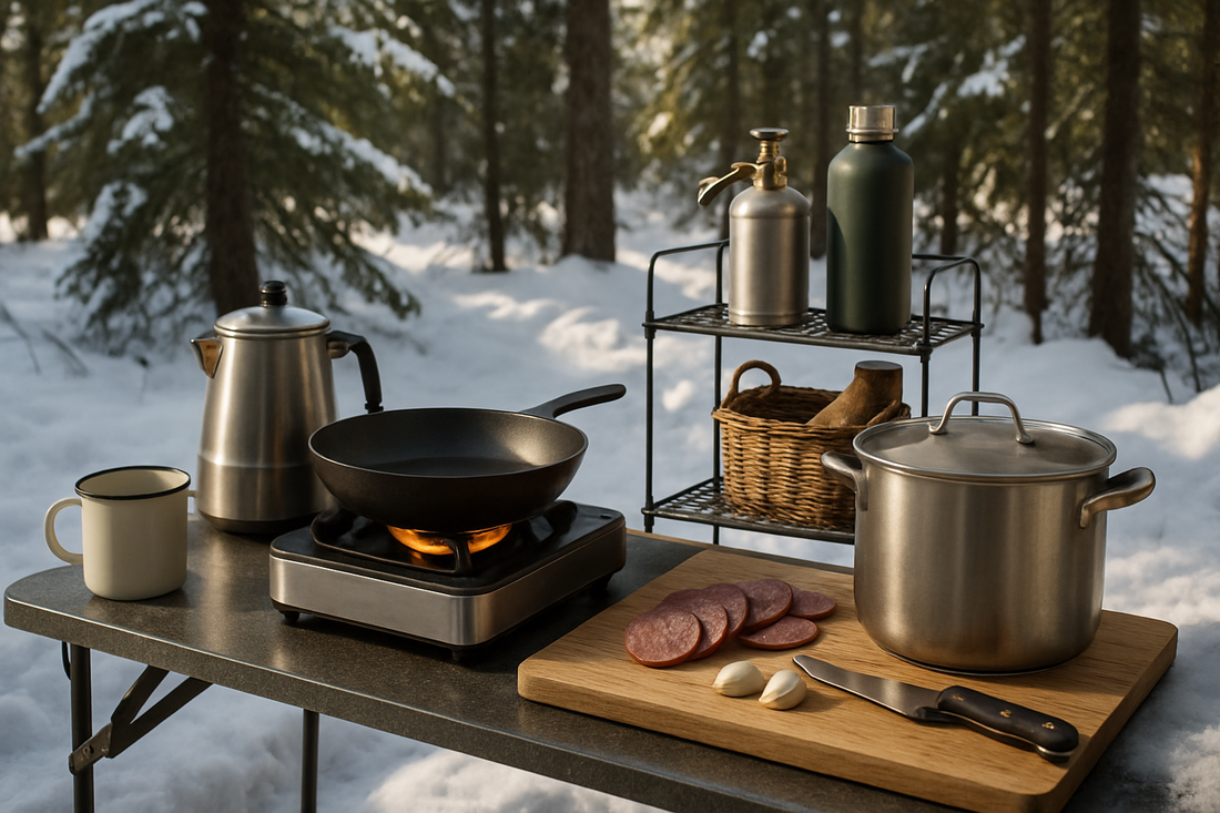 Essential Outdoor Kitchen Setup for Winter Camping Adventures