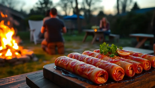 Backyard Campfire Magic with Chinese Five-Spice Beef Rolls