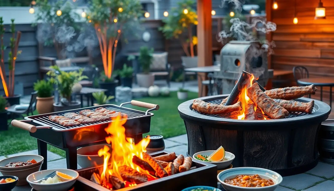 City Eats Meet Portable Campfire Pits for Epic Backyard Gathering Fun