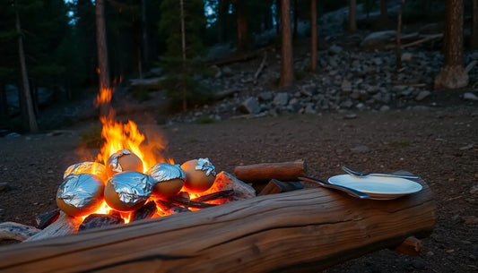 The Spud-tacular Campfire Companion: Foil-Wrapped Baked Potatoes