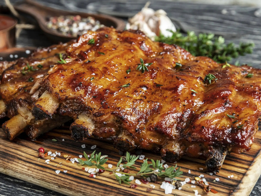The Ultimate Smoky Maple-Bourbon Glazed Ribs