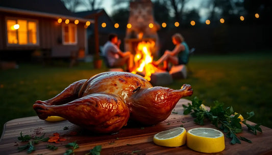 Smoked Chicken Delight at Your Backyard Bonfire