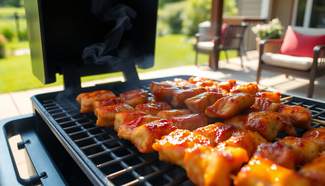 Elevate Your Backyard Grilling with Japanese Teriyaki Chicken Skewers