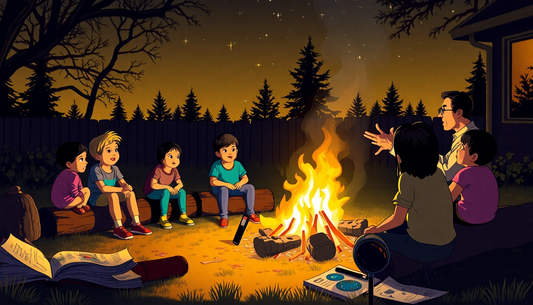Ignite Their Curiosity: Educational Activities for Kids Around the Backyard Campfire