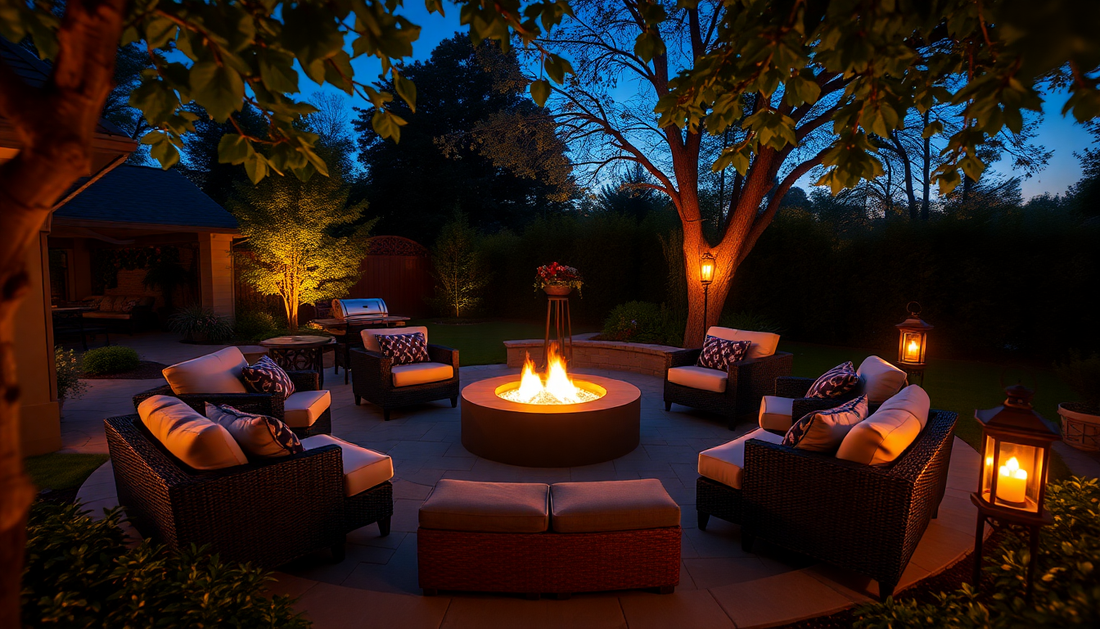 Elevate Your Outdoor Living with a Captivating Backyard Fire Pit