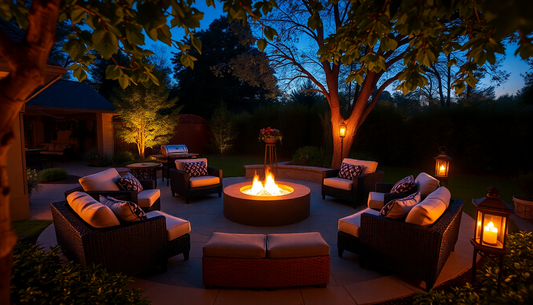 Elevate Your Outdoor Living with a Captivating Backyard Fire Pit