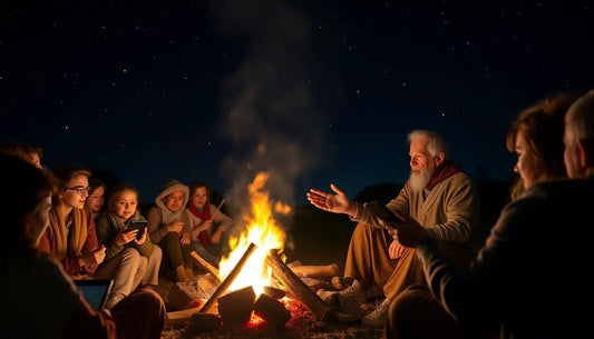 Portable Campfire Pits and Weaving Tales Under the Sunset Sky