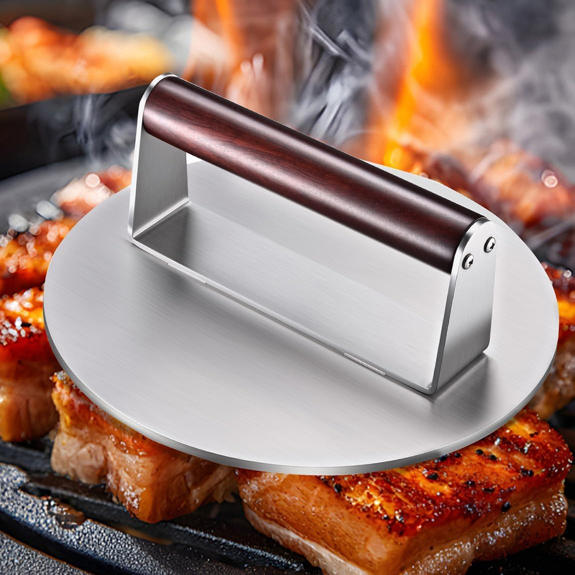 Versatile Stainless Steel Heavy Duty Smasher for Achieving Restaurant Quality Results