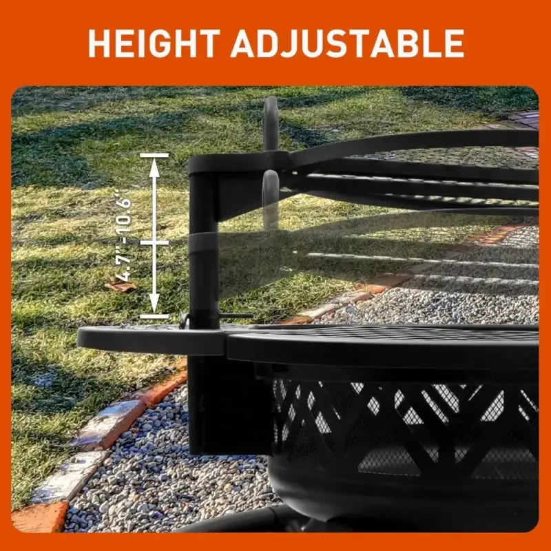 2-in-1 Large Outdoor Fire Pit - United States