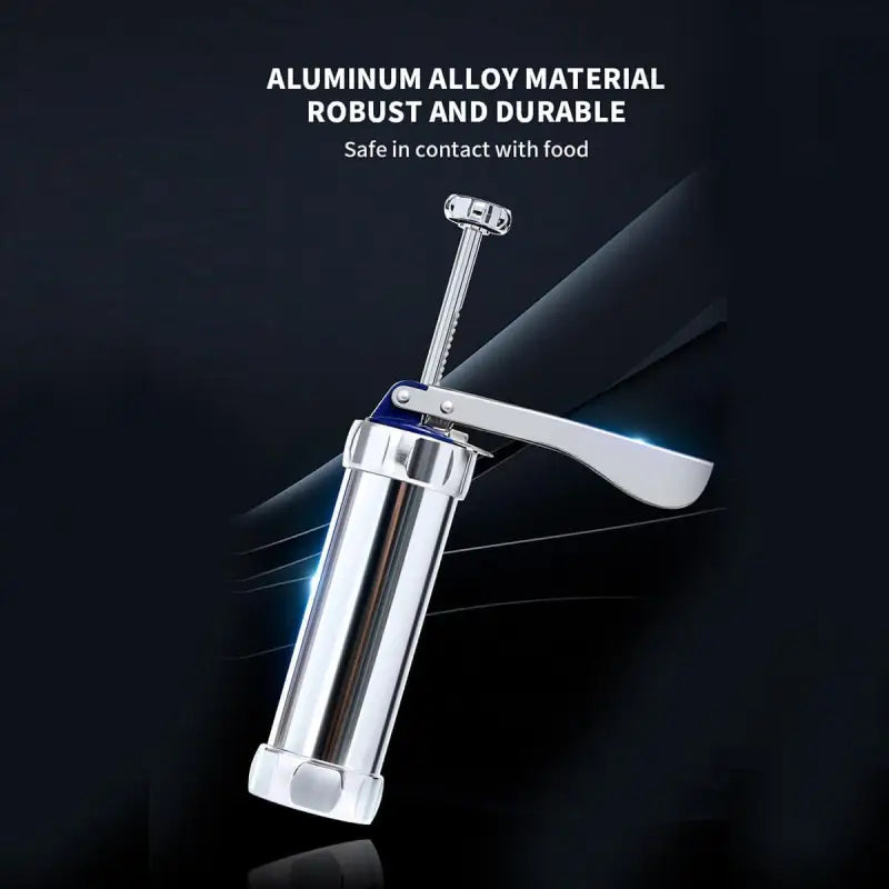 24-piece cookie press for transforming simple dough into beautifully shaped treats