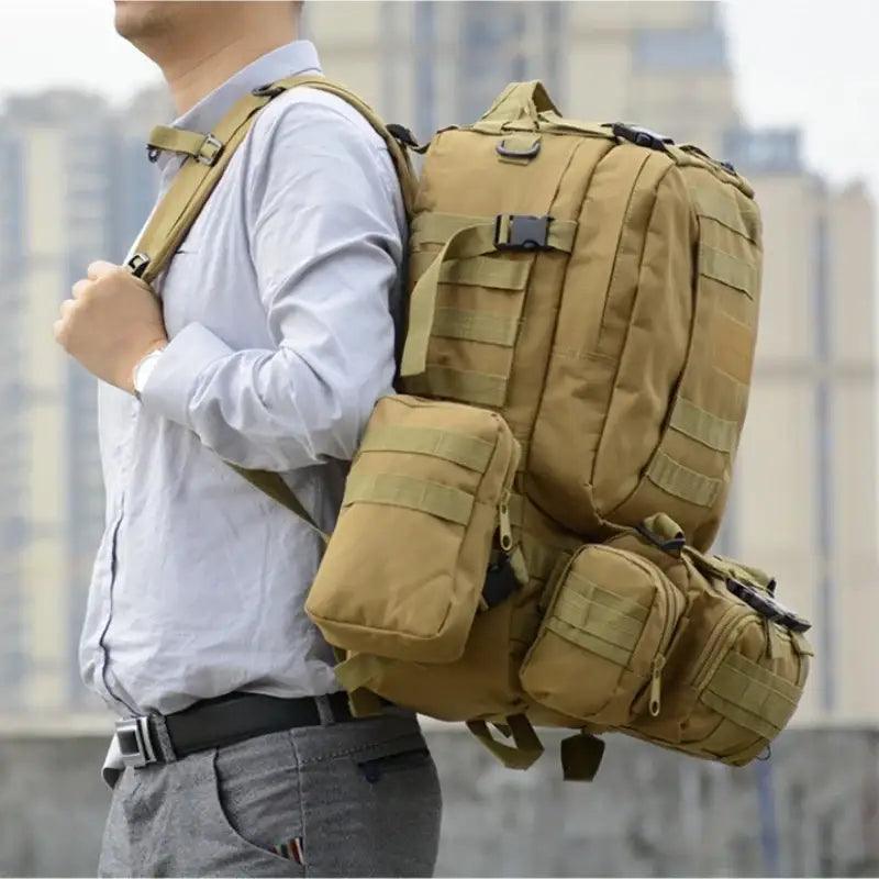 TakeFunGOGOGO Rugged 55L 4-in-1 Tactical Backpack TFgogogo backpack brands backpack exchange backpack for men backpack for school backpack for women backpack wallet backpack women backpacker backpacking hiking backpack jansport backpack travel backpack