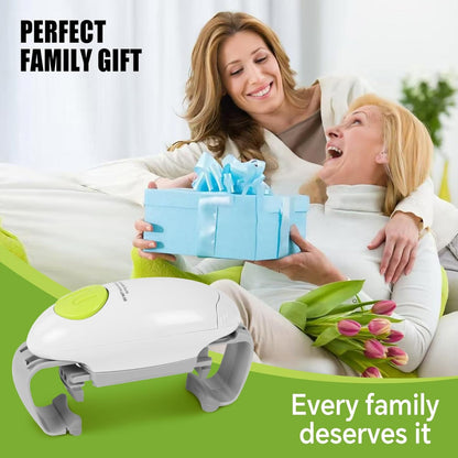 Automatic Jar Opener: One-Button Design for Seniors & Weak Hands, Fits Most Lids