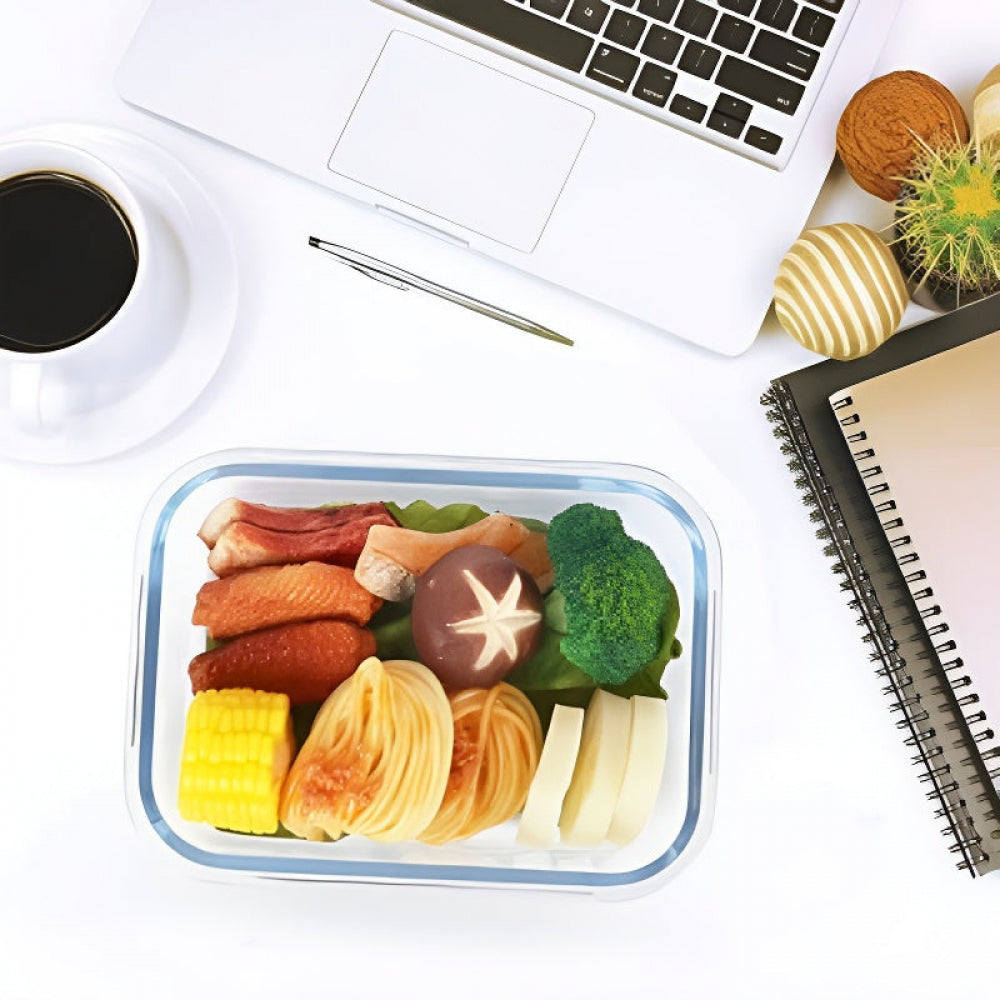 8-Pack 30oz Glass Containers: Airtight Lids for Microwave/Oven/Freezer & Dishwasher Safe - Take Fire