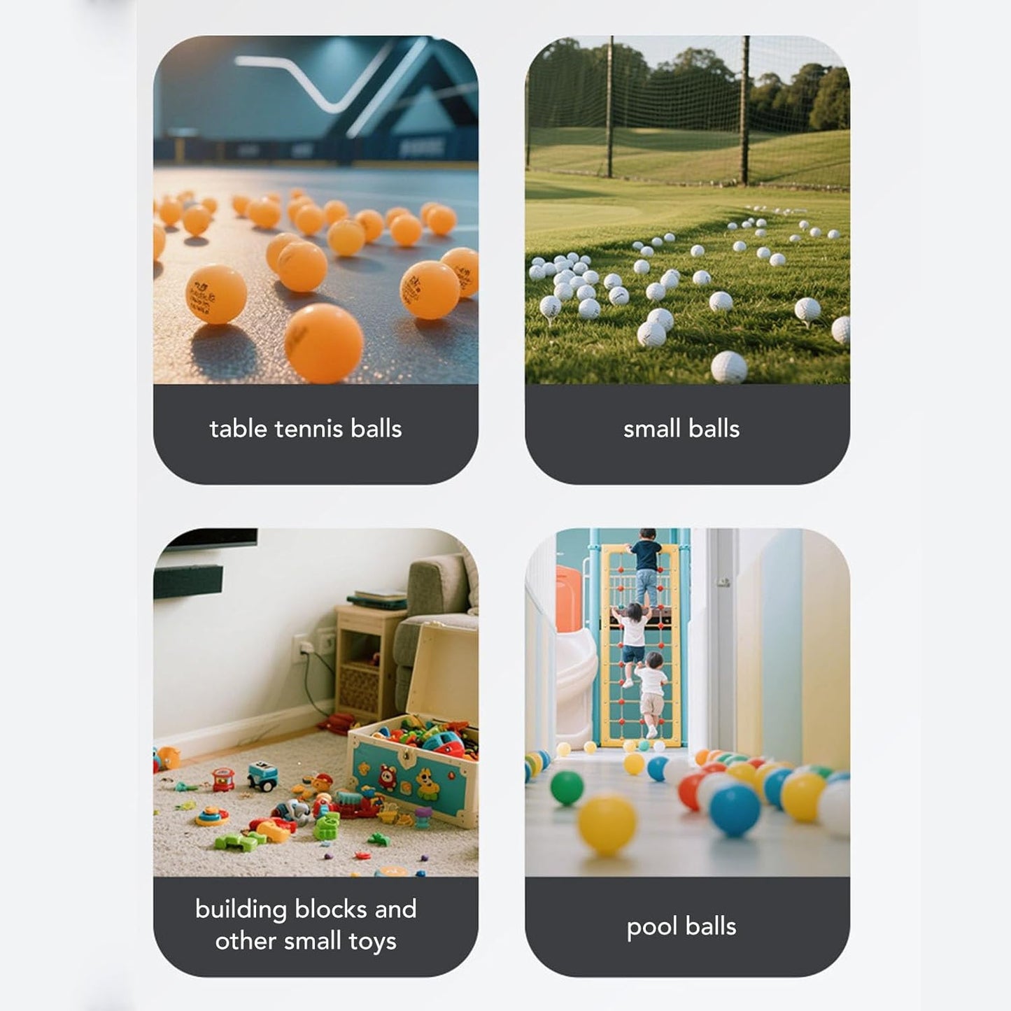 Acorn Picker Roller: 44.7" 3-Section Gatherer for Nuts & Golf Balls Outdoor - Take Fire