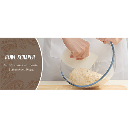 Artisan Bread Making Kit: 9" Round Banneton Basket & Glass Starter Jar Included - Take Fire