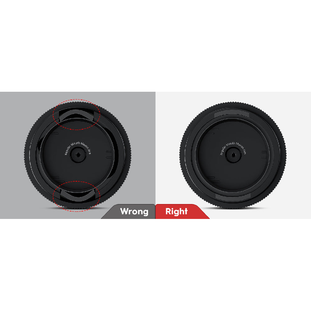 Automatic Jar Sealer Kit: One-Touch Vacuum Sealing for Wide/Regular Mouth Mason Jars - Take Fire